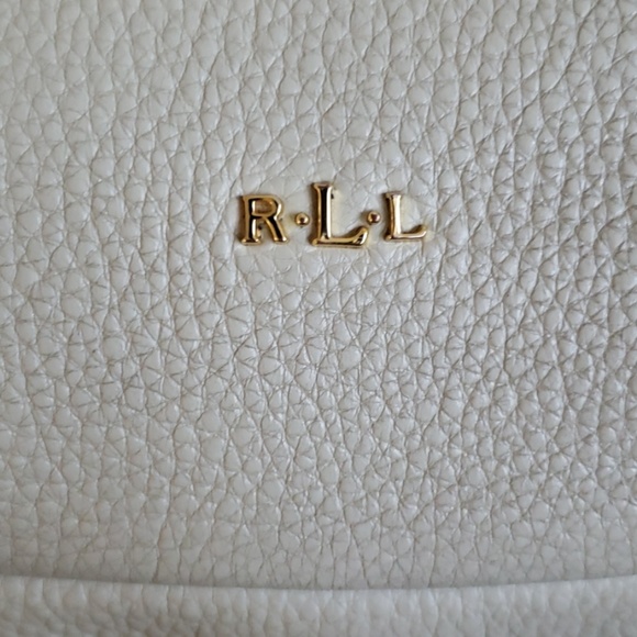 Lauren Ralph Lauren Beige Leather Crossbody - Picture 4 of 8